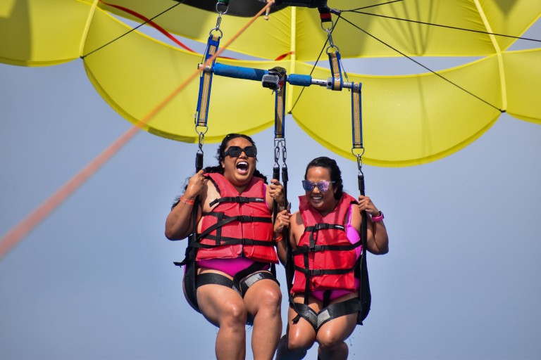 Hosportshawaii Jet Ski Parasail Combo Memories Parasail Fun