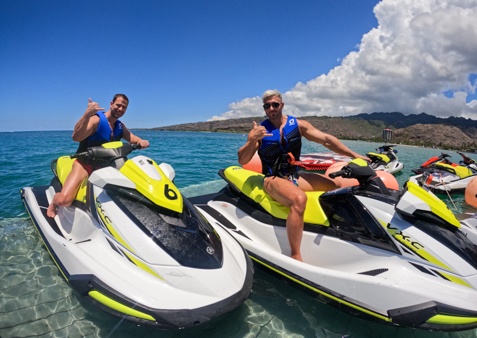 Hosportshawaii Jet Ski Parasail Combo Slide Jet Ski