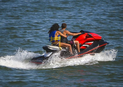 Hosportshawaii Jet Ski Parasail Combo Slide Jetski