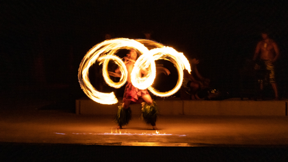 Kauai Top Attractions Smith Luau Fire Dance