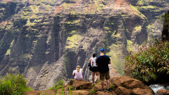 Kauai Waimea Hikeadventure Group Hike Mountain Views Kauai Hike