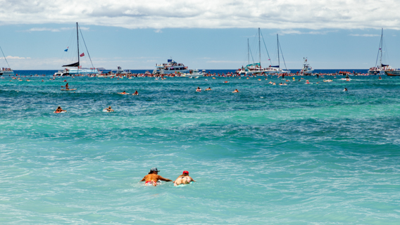 Maui Lahaina Paddle Out And Crosses Maui