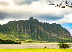 Mini Oahu Koolau Mountain Range At Kualoa