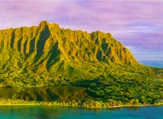 Mini Oahu Amazing Ridges Of Kualoa On A Sunny Day Oahu