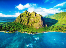 Mini Oahu Kualoa Mountains As Seen Rainbow Helicopters