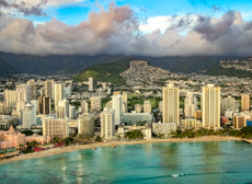 Mini Oahu Waikiki Aerial Beach And Hotels Oahu