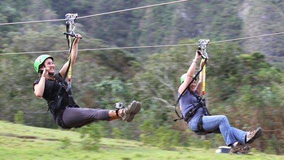 Oahu Kualoa Ranch Zipline Guests