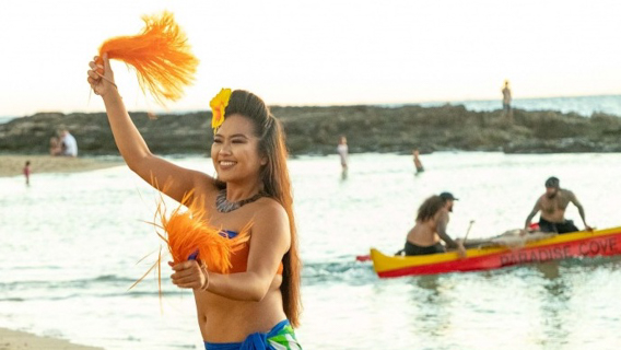 Oahu Paradise Cove Luau Beach Hulu And Canoe