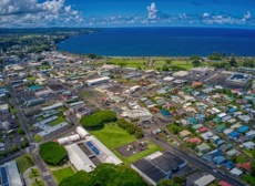 Mini Hilo Aerial View Of Downtown Hilo