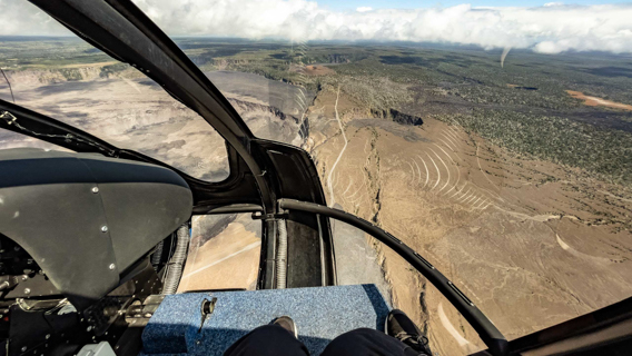 Volcanoes National Park Helicopter Windows Bigisland