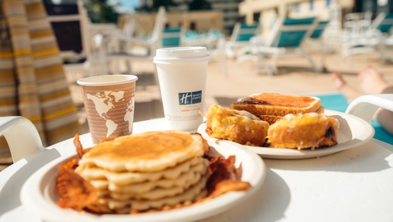 Holiday Inn Express Waikiki Breakfast