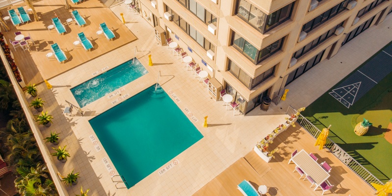 Holiday Inn Express Waikiki View From Sky