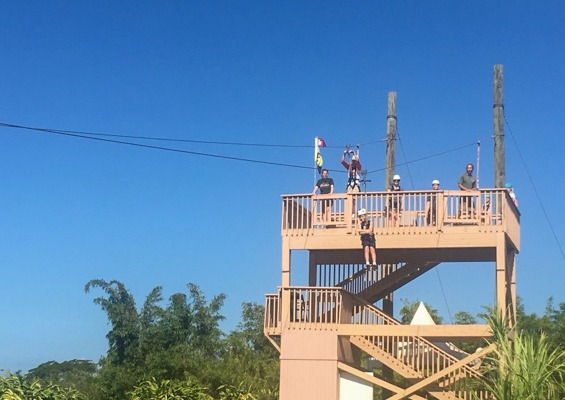 Mauidragonfruit Maui Zipline Fruit Tasting Slide Group
