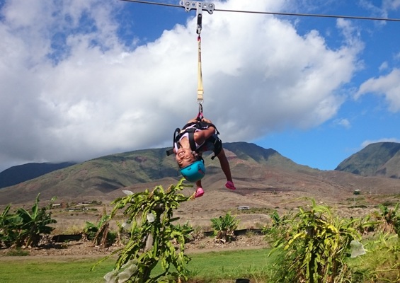 Mauidragonfruit Maui Zipline Fruit Tasting Slide Guest