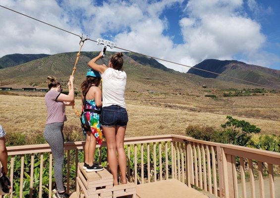 Mauidragonfruit Maui Zipline Fruit Tasting Slide Guests