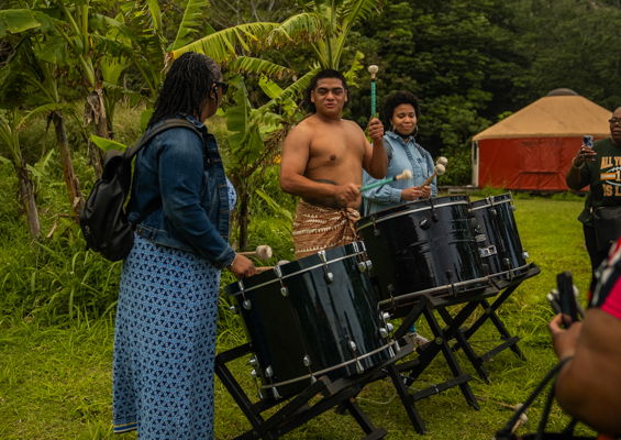 Realhawaiiexperience Hawaii Luau Experience Slide Learning Drum