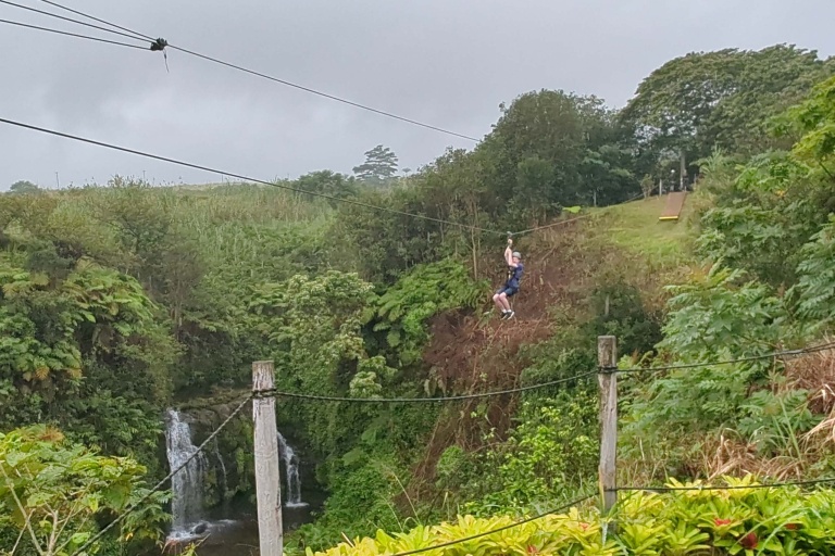 Ziplinetourshawaii Waterfall Zipline Adventure Ziplines Across Waterfalls