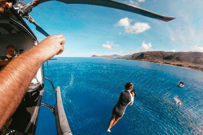 Tridentadventures Am Helicopter Jump Dive Or Snorkel Feature Slid Helicopter Beach