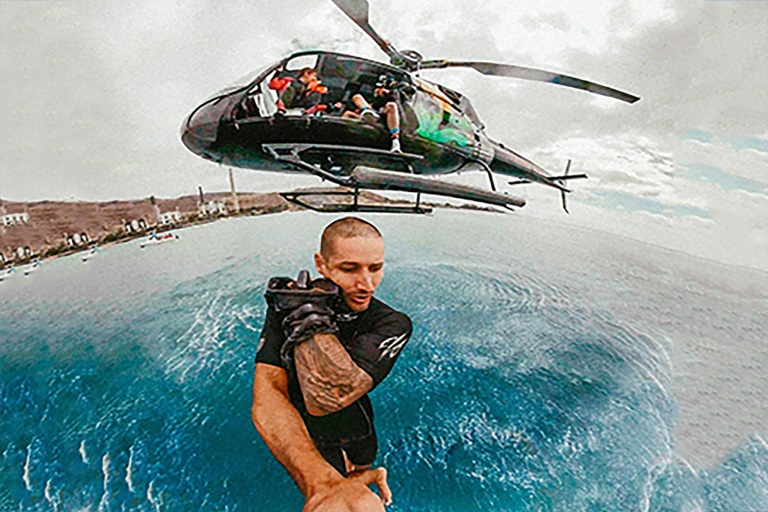 Tridentadventures Oahu Helicopter Jump Feature Slide