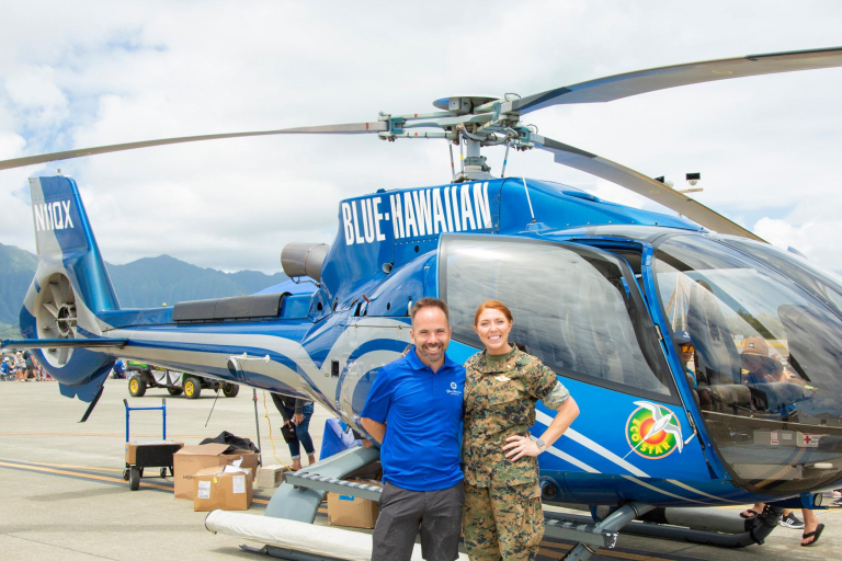 Bluehawaiian Fly Over Beautiful Kauai Tour Feature Guide Fly Helicopter