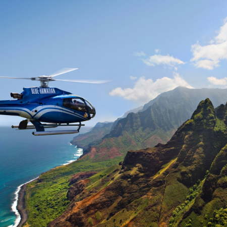 Bluehawaiian Fly Over Beautiful Kauai Tour Product Images Helicopter