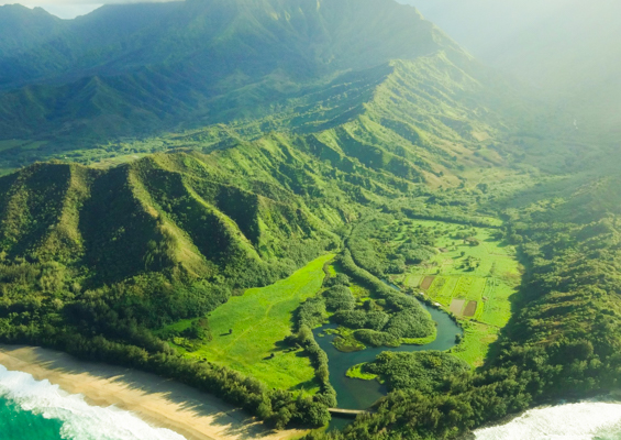Bluehawaiian Fly Over Beautiful Kauai Tour Slider Kauai