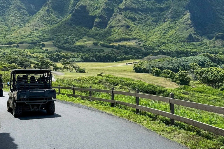 Kualoa Jurassic Valley Private Utv Ride Along Adventure Feature Riding Utv