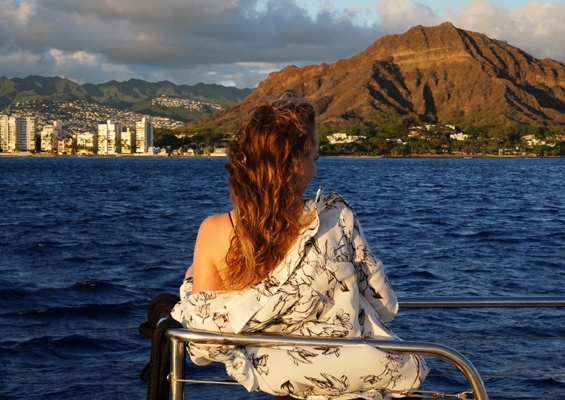 Threetikisailing Sunset Swim And Sail And Friday Firework Cruise Slider Girl Chilling