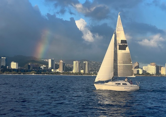 Sailandsnorkelwaikiki Waikiki Whale Watching Tour Slide Sail
