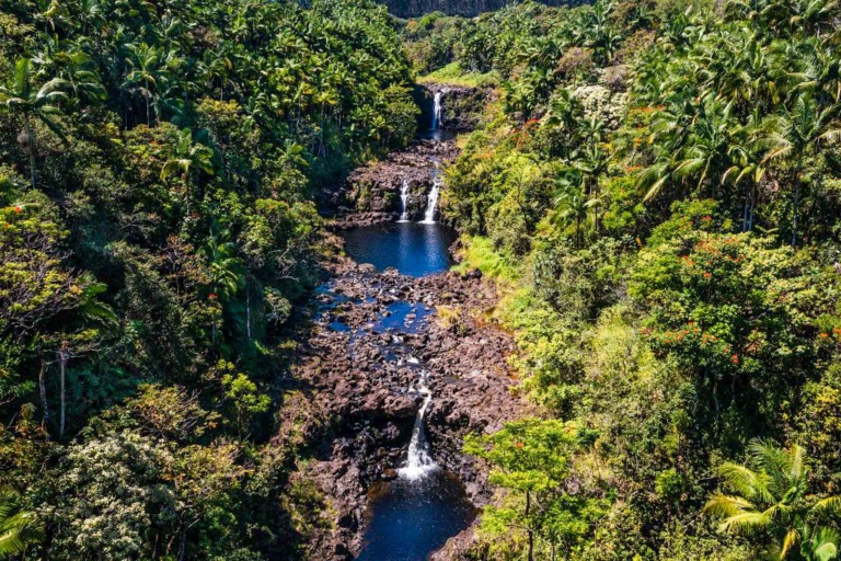 Islandmountainguides Kulaniapia Waterfall Rappeling Tour Feature Fall From High View