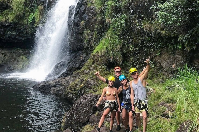 Islandmountainguides Kulaniapia Waterfall Rappeling Tour Feature Great Time With Friends