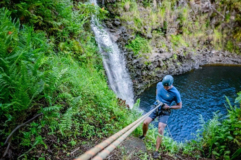 Islandmountainguides Kulaniapia Waterfall Rappeling Tour Feature Thrill Sport