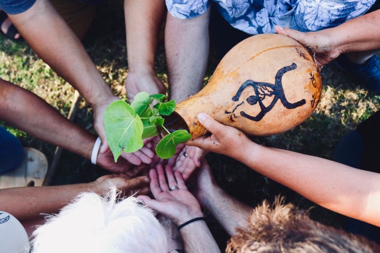 Malama The Aina Experience At Gunstock Ranch Feature Malama The Forest Planting Tree
