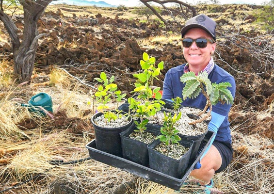 Waikoloadryforest Restore The Unique Ecosystem Of Waikoloa Dry Forest Slider Women Take Photo