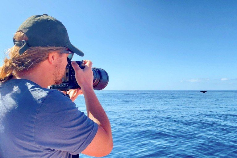Mauipacificdivers Small Raft Whale Watch Private Tour Feature Learn About Whale Behavior Photography