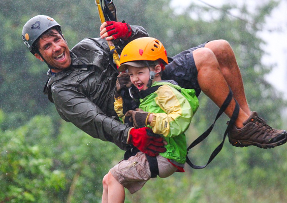 Northshorezipline Maui North Shore Zipline Adventure Slider Father And Son