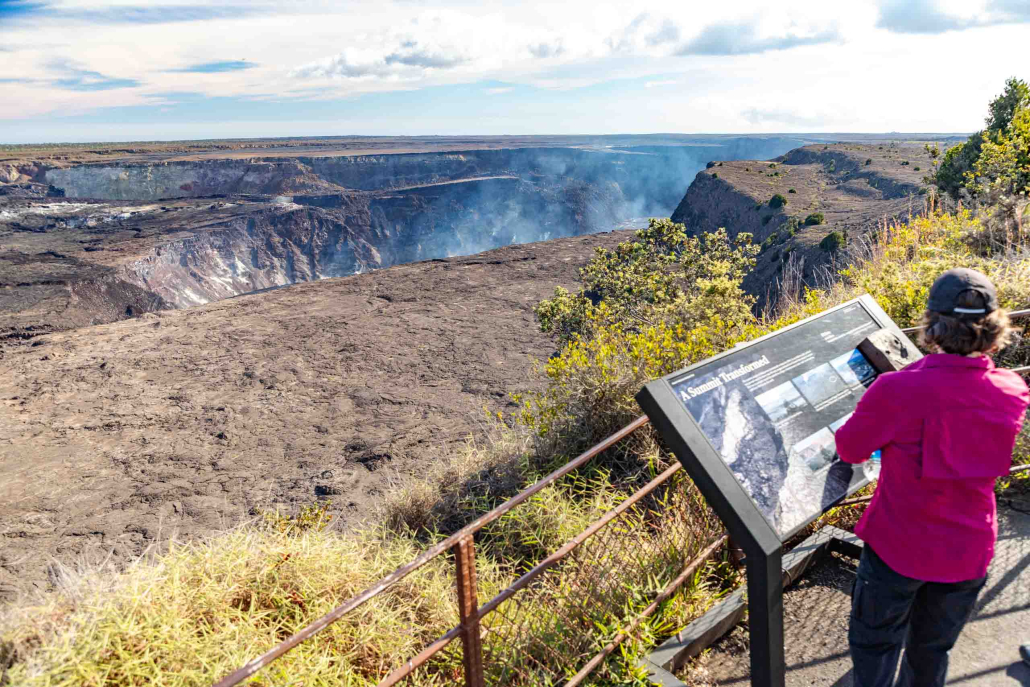Kilauea Overlook Volcanoes National Park Kilauea Hawaii Island