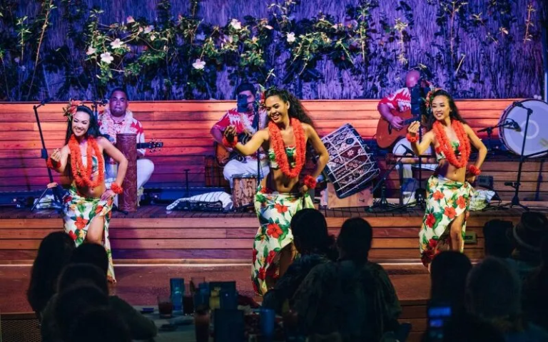 Waikiki Paina Hawaiian Luau Dancing Girl