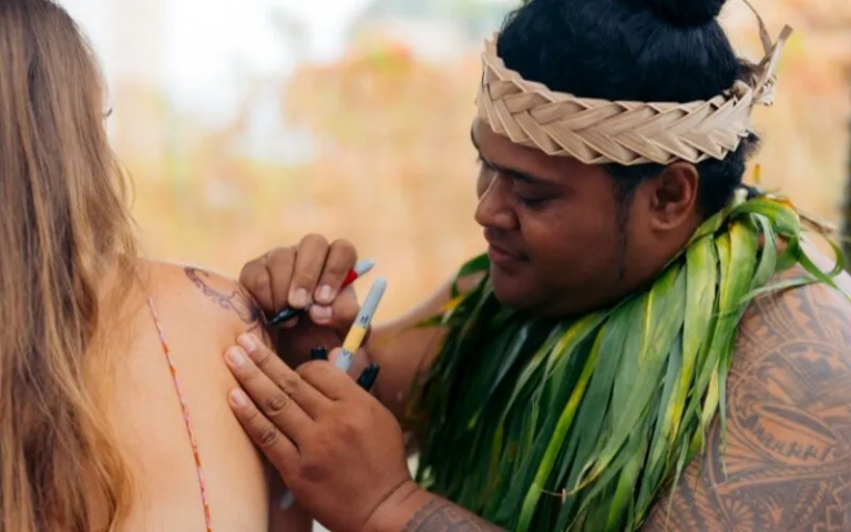 Waikiki Paina Hawaiian Luau Tattoo