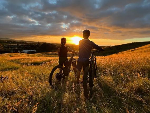 Anna Ranch Mountain Bike Adventure Sunset