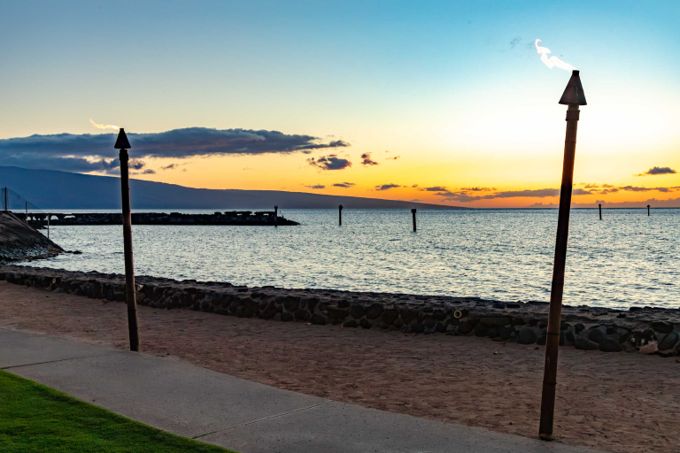 Old Lahaina Luau Sunset Seen from Venue