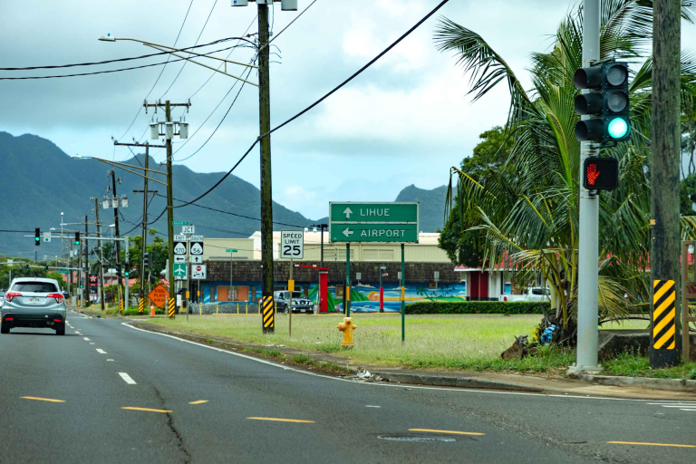 Kauai Lihue Town Airport Sign-hawaiitoursphoto